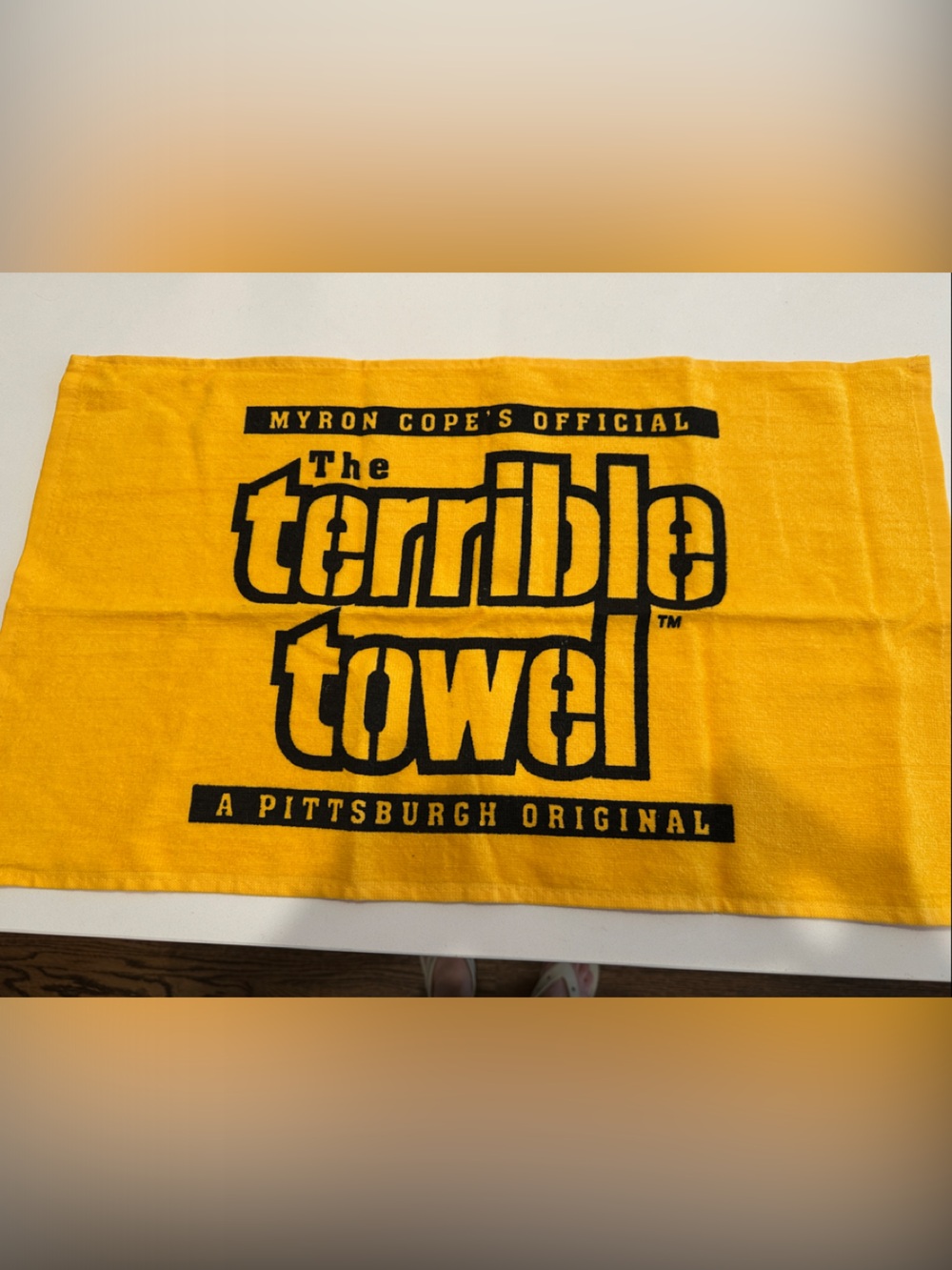 Myron Cope’s Official The Terrible Towel a Pittsburgh Original Pittsburgh